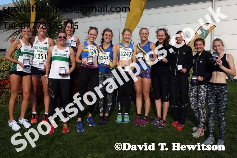 Senior womens Northern 4 Stage Road Relay, SportsCity, Manchester. Photo: David T. Hewitson/Sports for All Pics